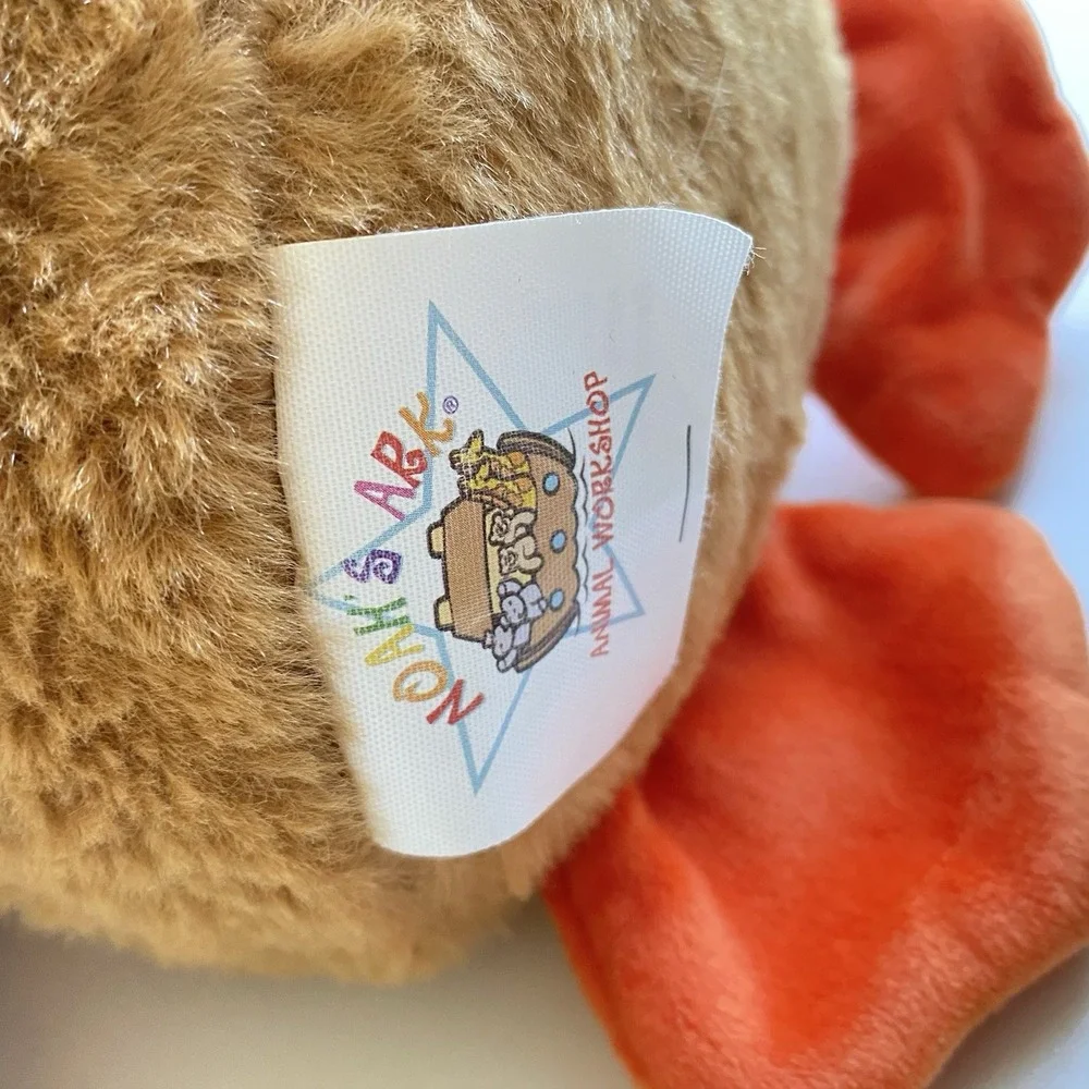 Noahs Ark Animal Workshop Turkey Brown Orange Red Plush Stuffed Toy‎ 13